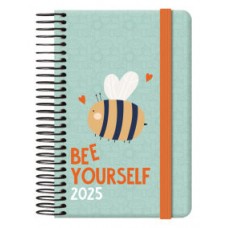 AGENDA 2025 CUTE SEMANA VISTA BOLSILLO  8,5 X 13 CM MODELO BEE DOHE 12909 - 25 (Espera 4 dias)